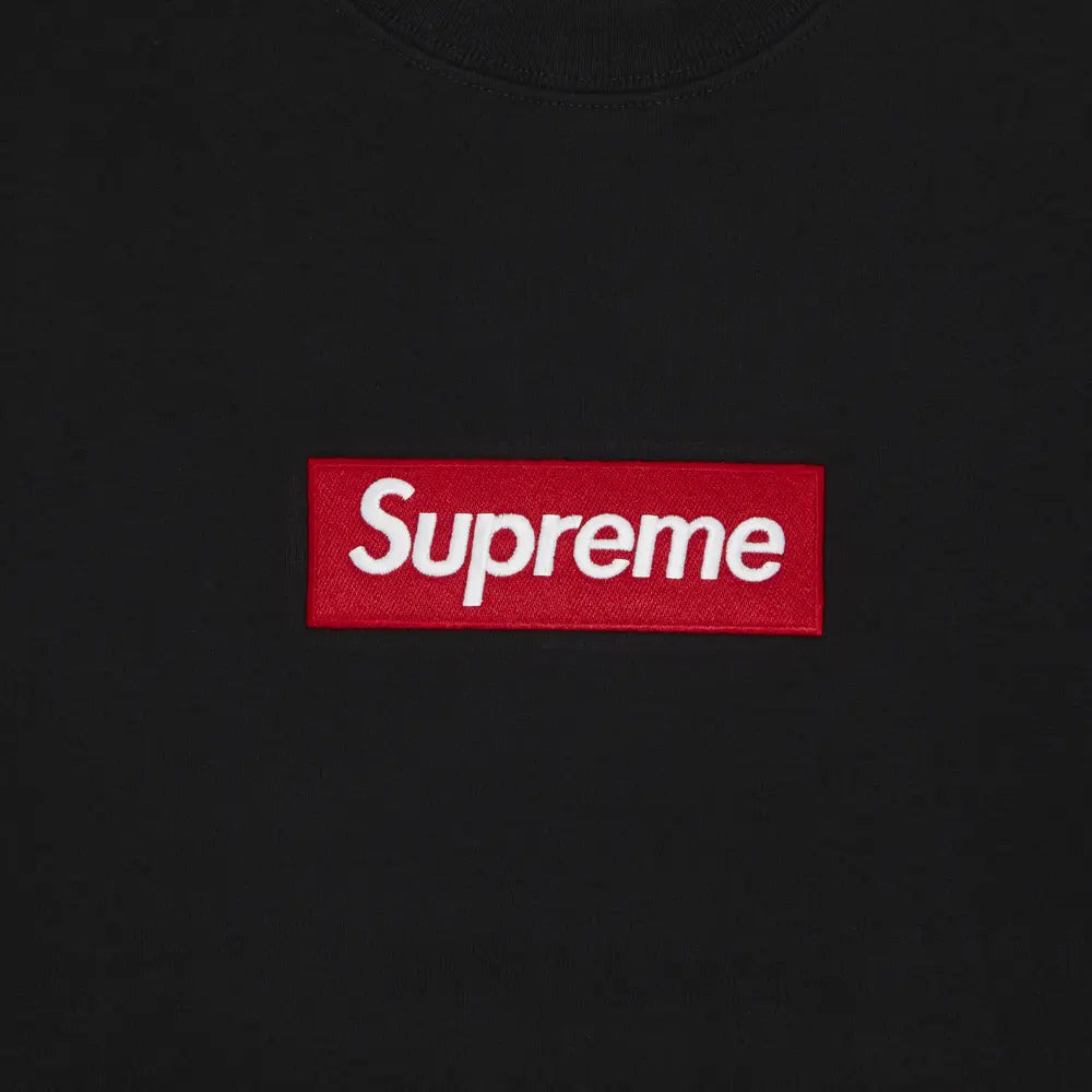 Supreme ボックスロゴ クルーネック 'ブラック'
