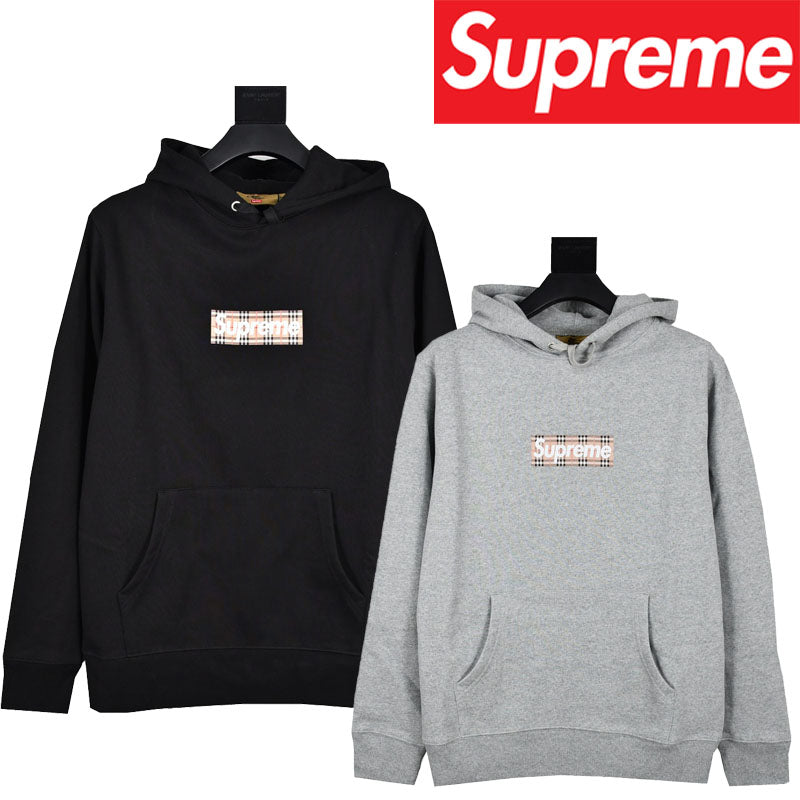 Supreme 22ss Week3 x Burberry 連名 Burberry BOX LOGO HOODED スウェットシャツ フード付きスウェットシャツ