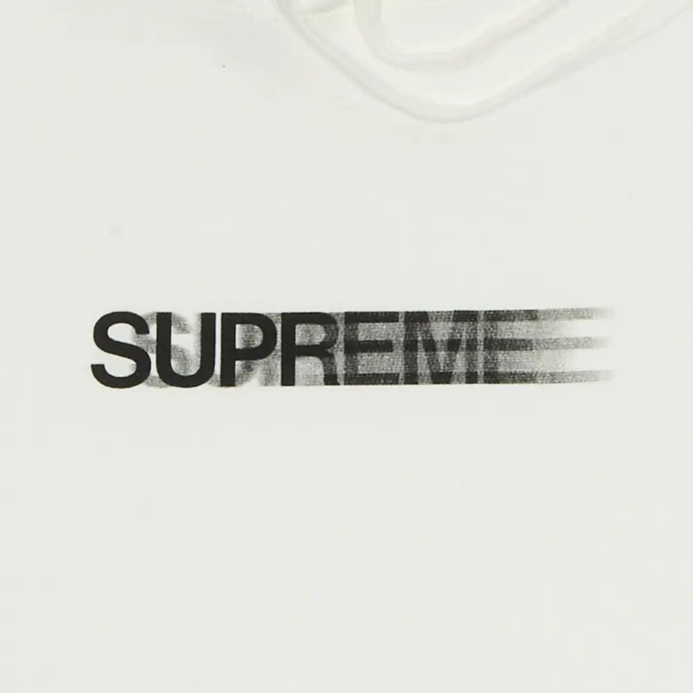 Supreme Motion Logo フーデッドスウェットシャツ「ホワイト」