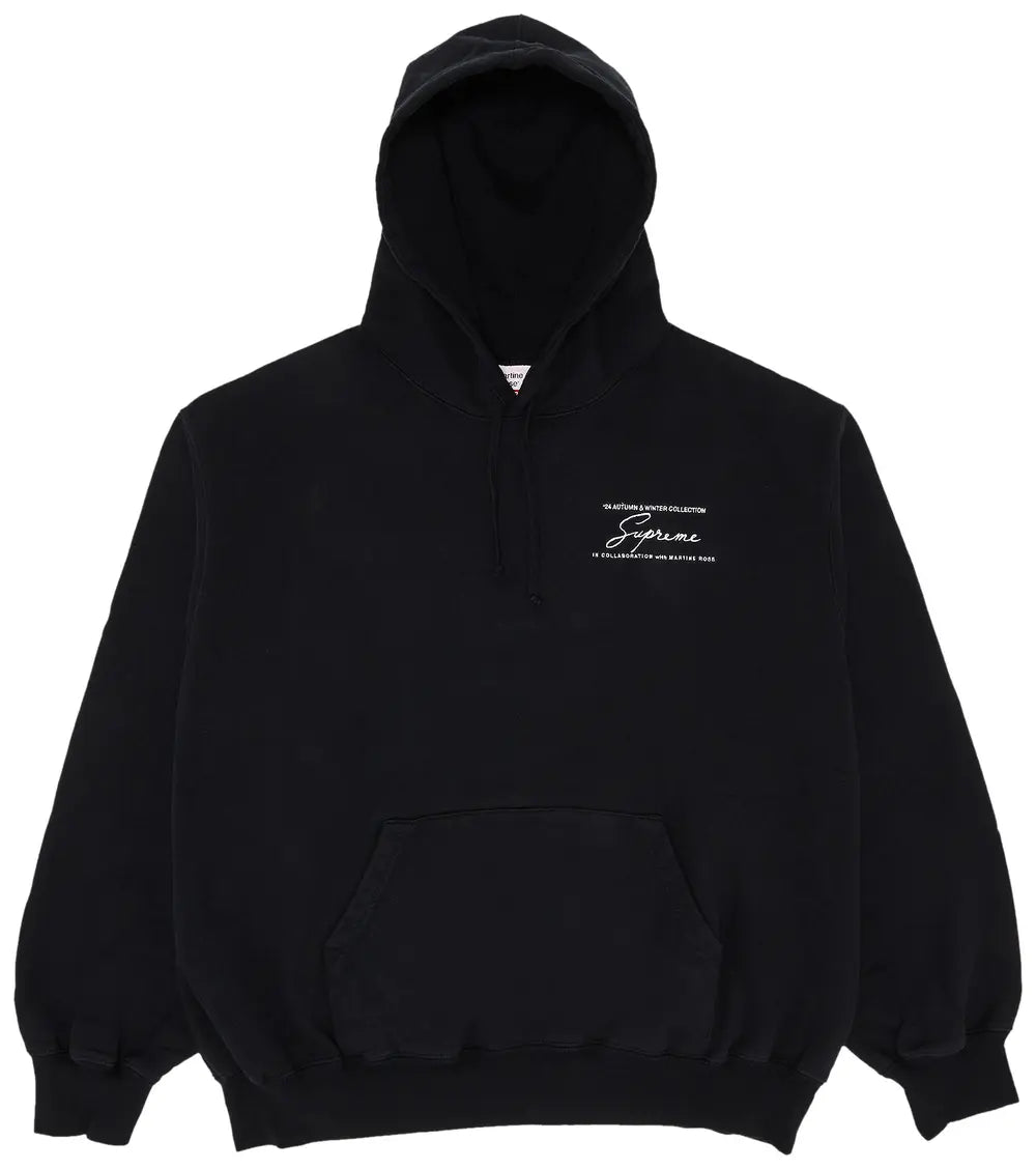 Supreme x Martine ローズ フーデッドスウェットシャツ「ブラック」