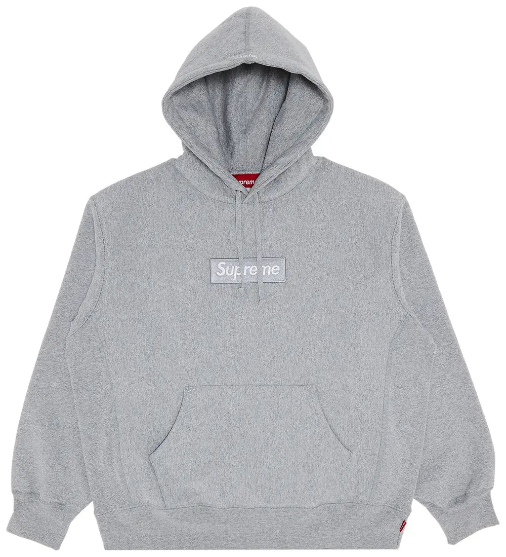Box Logo Hooded Sweatshirt 'Heather Grey'
