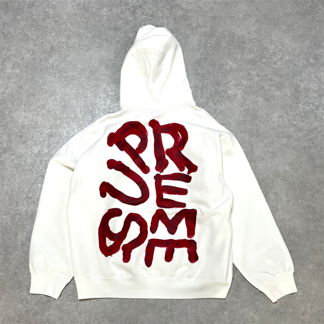 【国内送料無料】24SS SUPREME ペイント フーデッド スウェットシャツ