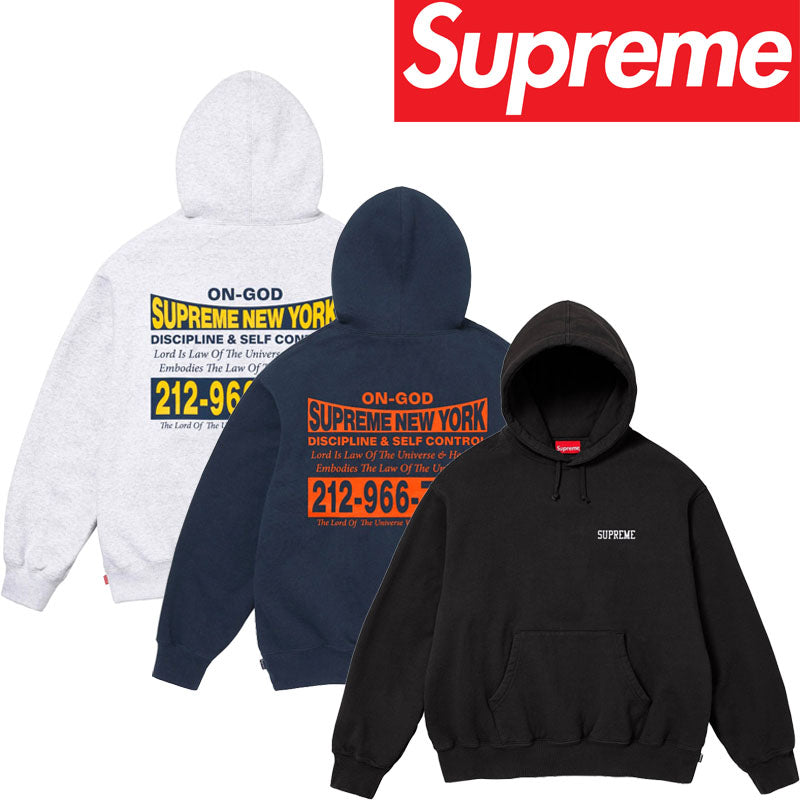 24FW ON GOD HOODED SWEATSHIRT バックにレタリングプリントのフード付きスウェットシャツです。