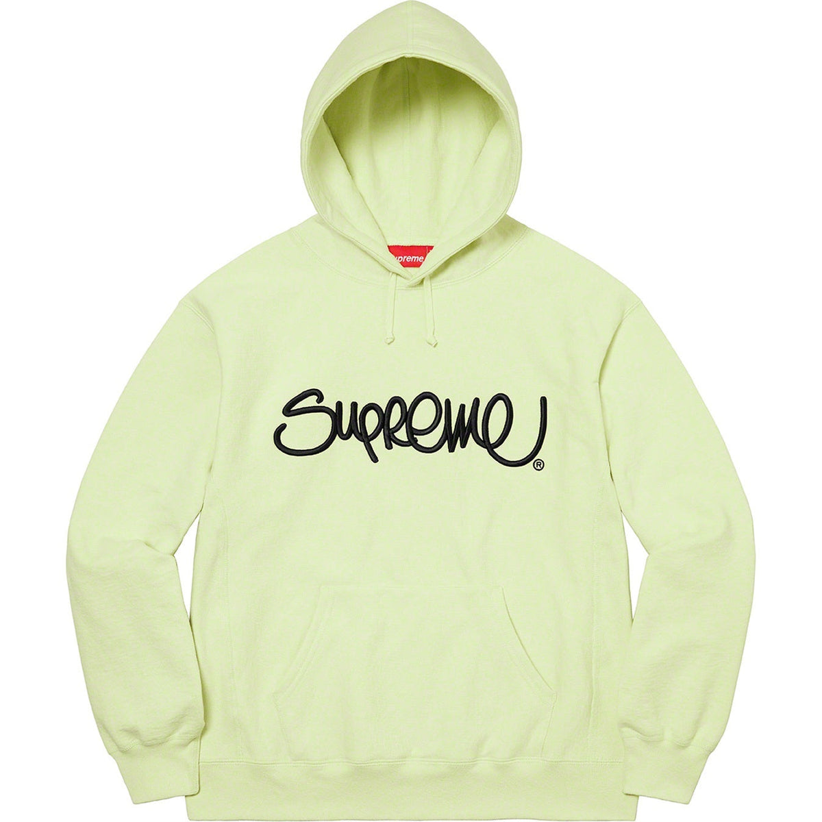 Supreme 22FW Raised Handstyle Hooded Sweatshirt