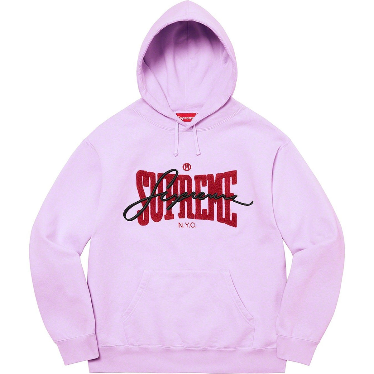 22FW Embroidered Chenille Hooded Sweatshirt