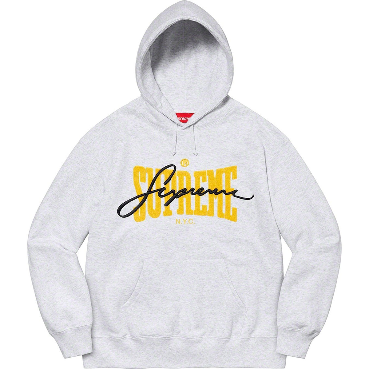 22FW Embroidered Chenille Hooded Sweatshirt