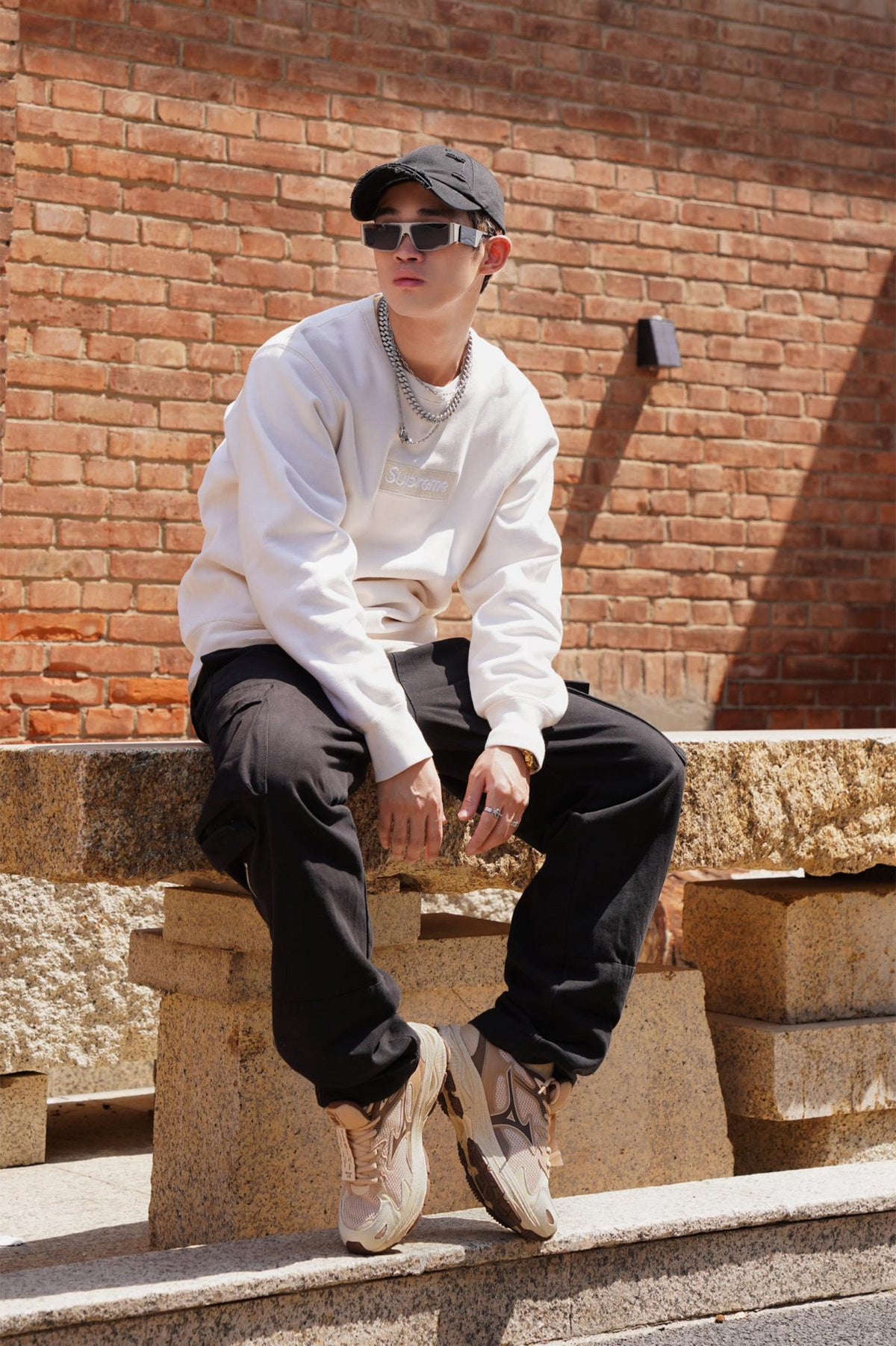 Supreme 18FW Box Logo Crewneck