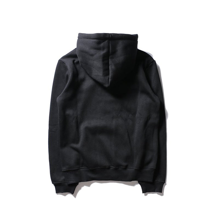 大人気コラボレーション Supreme X Stussy Logo Cotton フーデッド パーカー ブラック