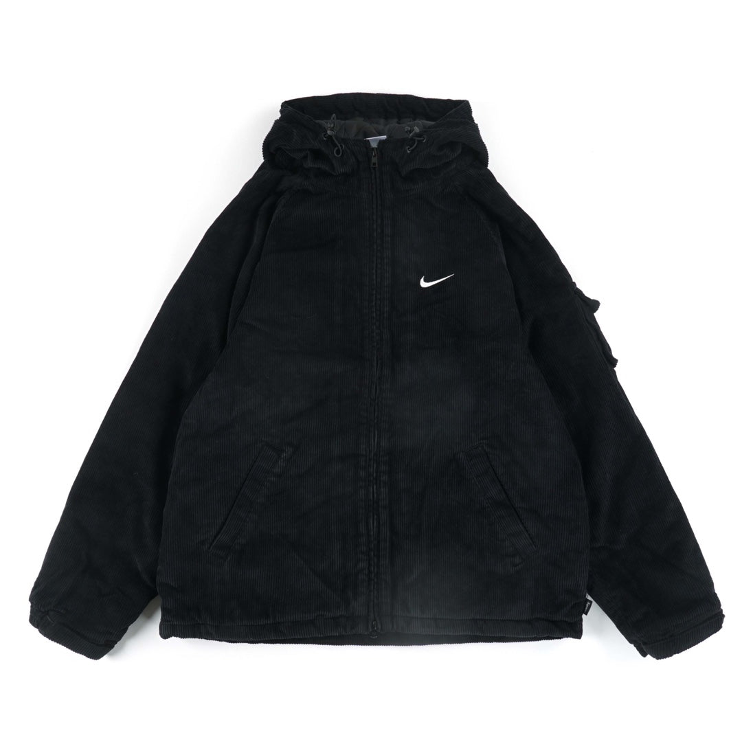 Supreme / Nike Arc コーデュロイ フーデッドジャケット "ブラック"(SUP-SS22-823)