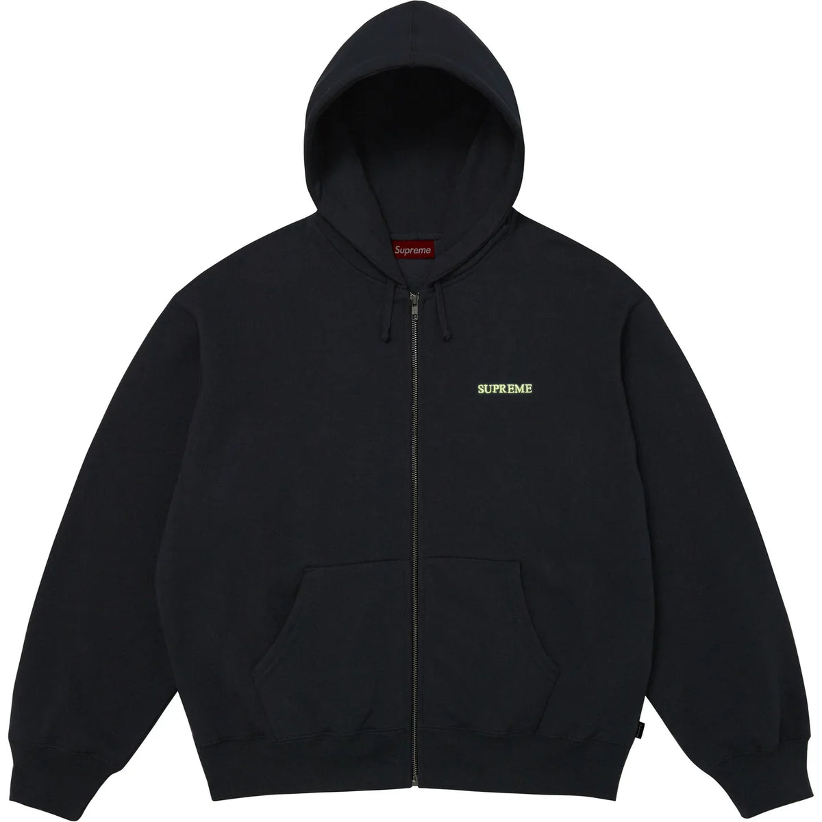 Supreme 25FW IDGAF' Zip Up Hooded Sweatshirt