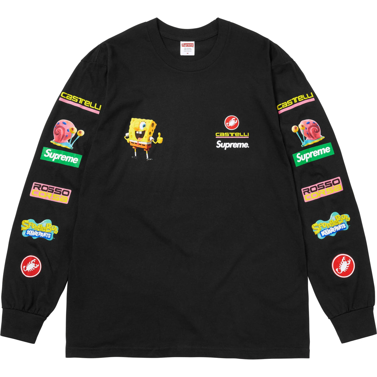 Supreme®/スポンジ・ボブ/Castelli® レーシング ロングスリーブTシャツ