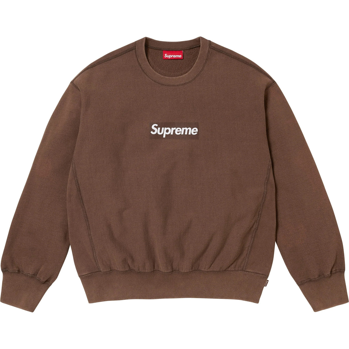 Washed Box Logo Crewneck