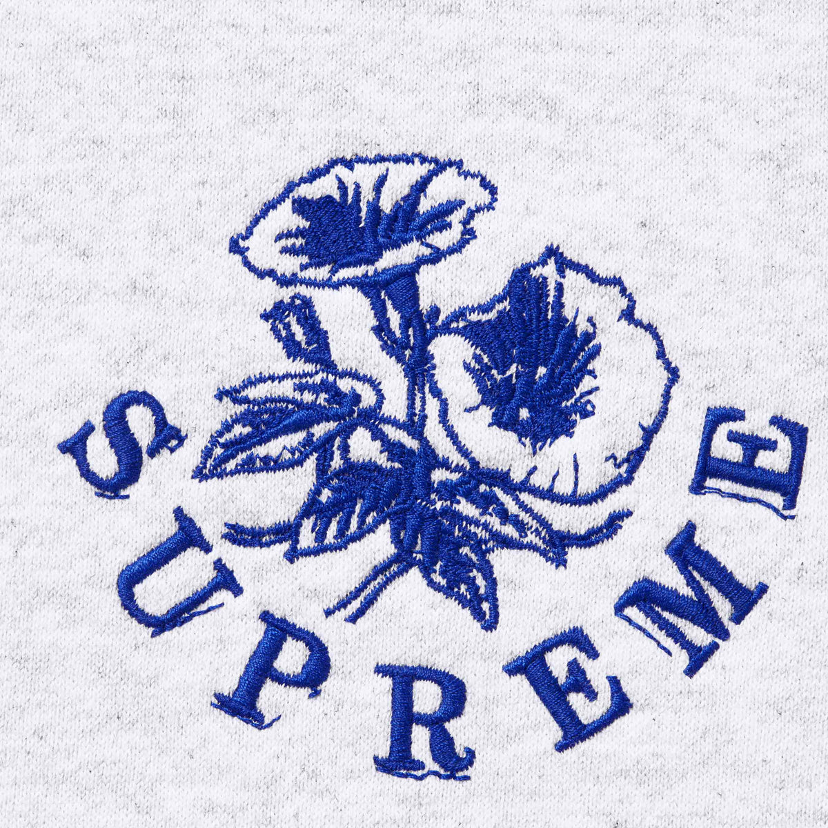 ワイルド刺繍入りフード付きスウェットシャツ
