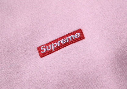 Supreme (シュプリーム) 15FW スモールボックスピキュークルーネック スウェットシャツ(Small Box Pique Crewneck Sweatshirt) ピンク