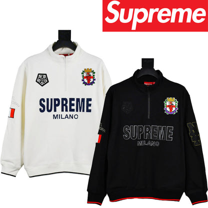 Supreme 22FW Milano Half Zip Pulll ACミラン限定 ハーフジップ プルオーバー スウェットシャツ