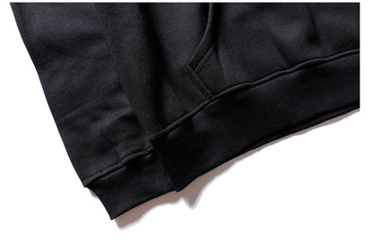 大人気コラボレーション Supreme X Stussy Logo Cotton フーデッド パーカー ブラック