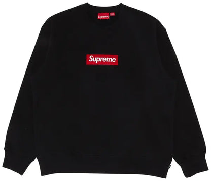 Supreme ボックスロゴ クルーネック 'ブラック'