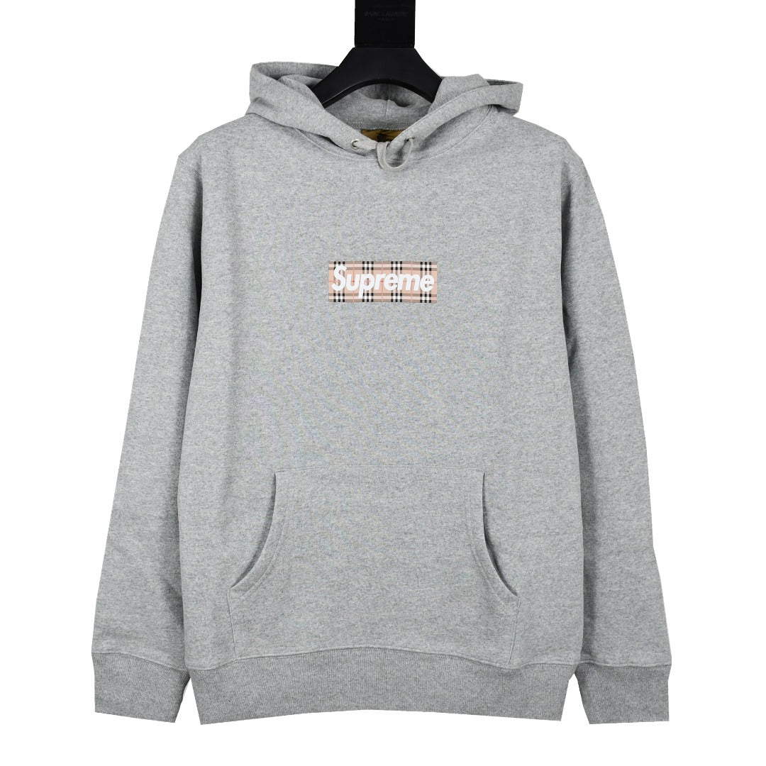 Supreme 22ss Week3 x Burberry 連名 Burberry BOX LOGO HOODED スウェットシャツ フード付きスウェットシャツ