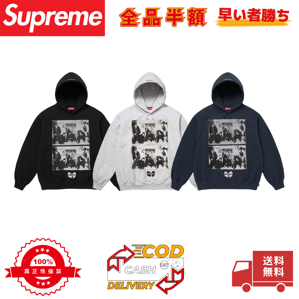 Supreme/Wu-Tang Clan フード付きスウェットシャツ