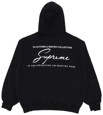Supreme x Martine ローズ フーデッドスウェットシャツ「ブラック」