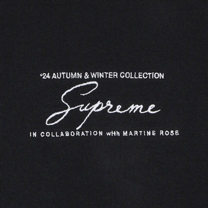 Supreme x Martine ローズ フーデッドスウェットシャツ「ブラック」