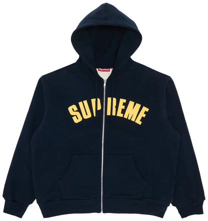 Supreme Arc Thermal Zip Up Hooded Sweatshirt 'Navy'
