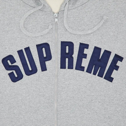 Supreme Arc Thermal Zip Up Hooded Sweatshirt 'Heather Grey'