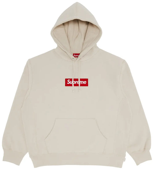 Box Logo Hooded Sweatshirt 'Stone'