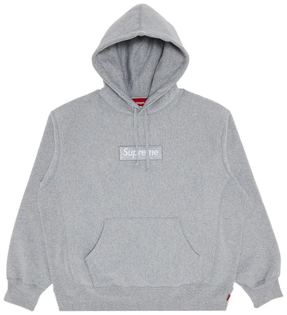 Box Logo Hooded Sweatshirt 'Heather Grey'