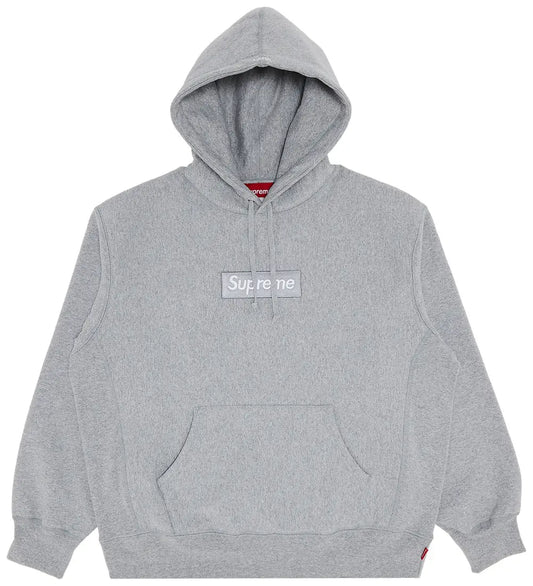 Box Logo Hooded Sweatshirt 'Heather Grey'