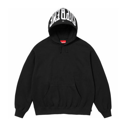 24FW WARM Up HoodedSweatshirt ハットプリント フード付きスウェットシャツ