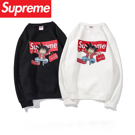 18SS SUPREME X GOKU クルーネック パーカー 2色