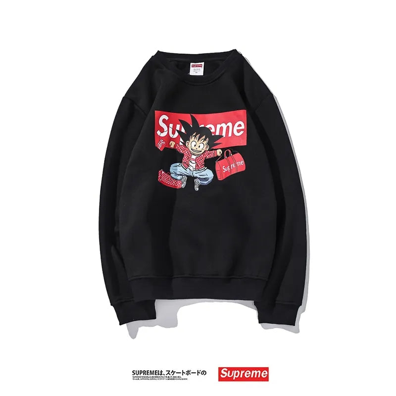 18SS SUPREME X GOKU クルーネック パーカー 2色
