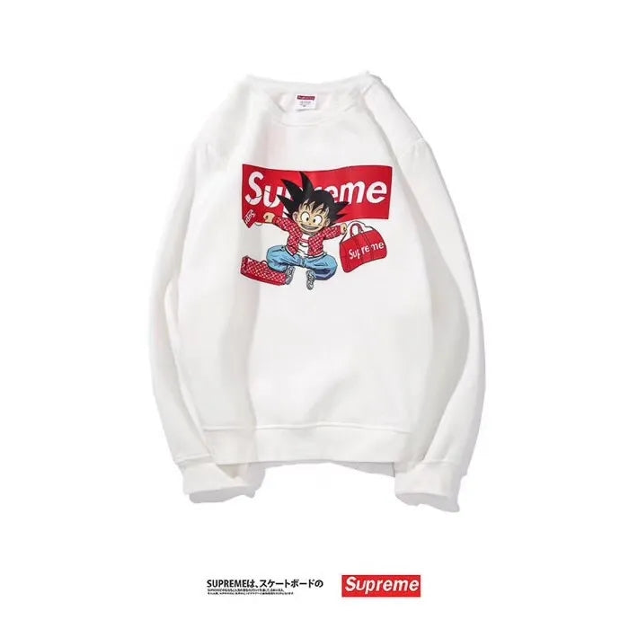 18SS SUPREME X GOKU クルーネック パーカー 2色