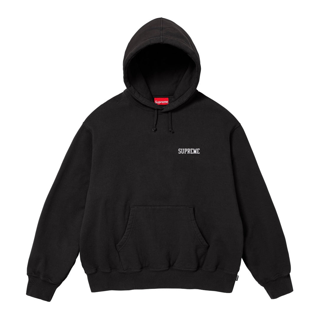 24FW ON GOD HOODED SWEATSHIRT バックにレタリングプリントのフード付きスウェットシャツです。