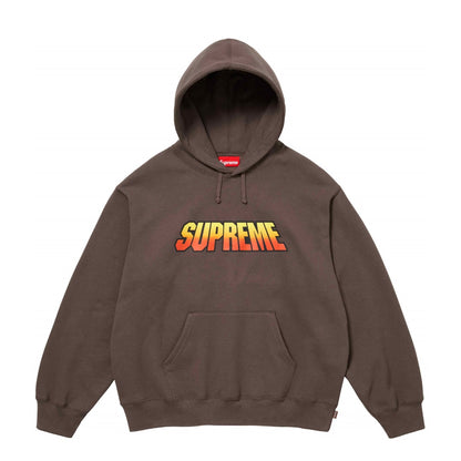 24FW GRADIENT HOODED グラデーションロゴプリント フーデッド スウェットシャツ