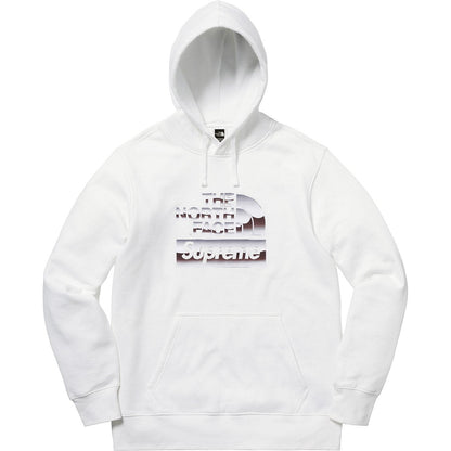 Supreme®/The North Face® 18FW メタリックロゴ フード付きスウェットシャツ