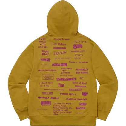 Supreme® 19FW Stop Crying フード付きスウェットシャツ