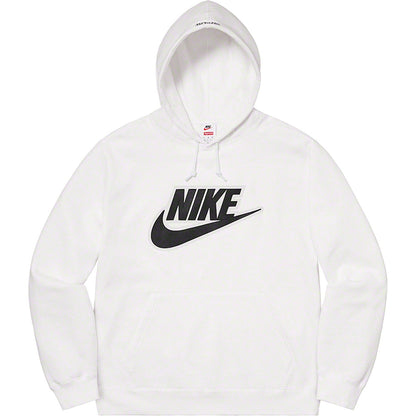 Supreme®/Nike® 19FW レザーアップリケ フード付きスウェットシャツ