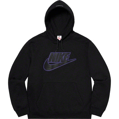 Supreme®/Nike® 19FW レザーアップリケ フード付きスウェットシャツ