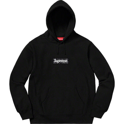 Supreme 19FW Bandana Box Logo Hooded Sweatshirt