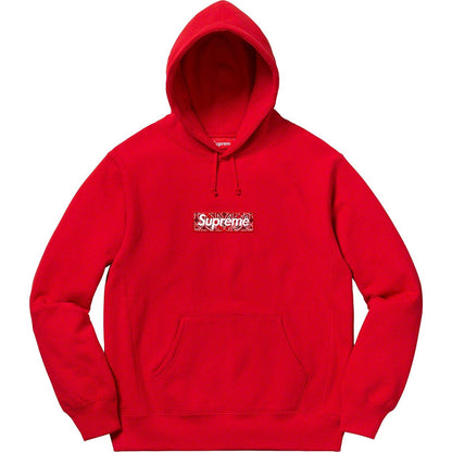 Supreme 19FW Bandana Box Logo Hooded Sweatshirt