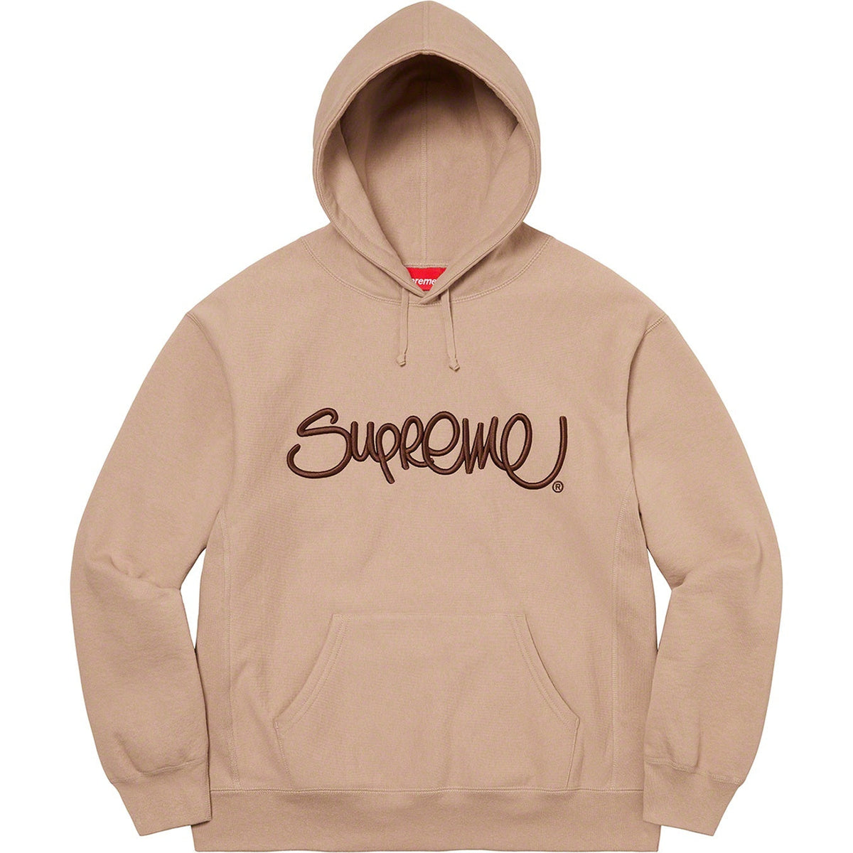 Supreme 22FW Raised Handstyle Hooded Sweatshirt
