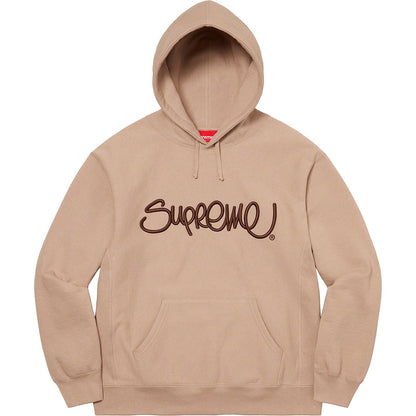 Supreme 22FW Raised Handstyle Hooded Sweatshirt