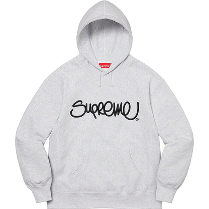 Supreme 22FW Raised Handstyle Hooded Sweatshirt