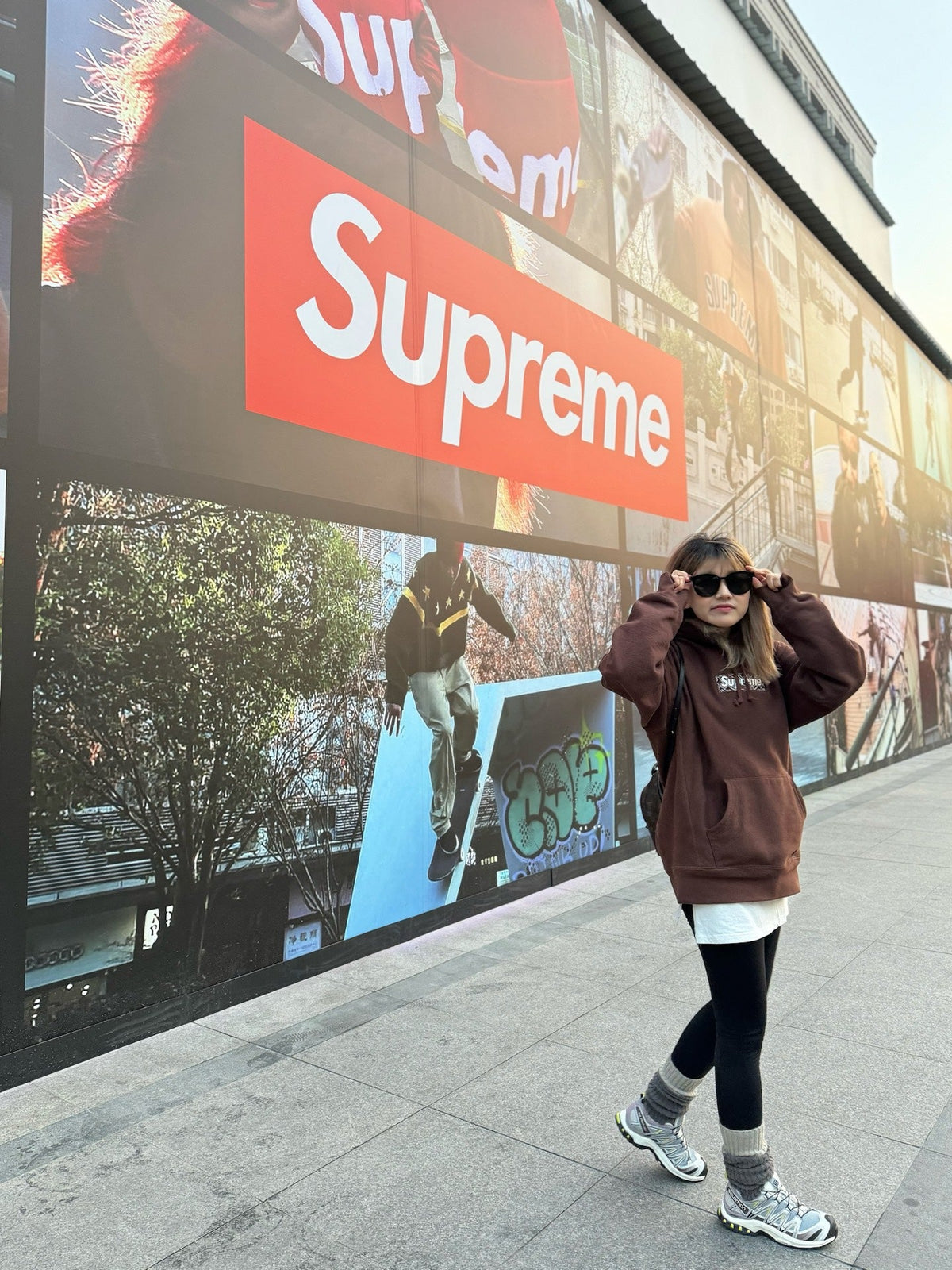 Supreme 19FW Bandana Box Logo Hooded Sweatshirt