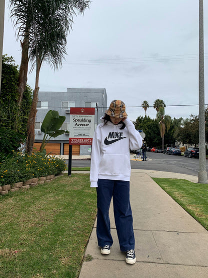 Supreme®/Nike® 19FW レザーアップリケ フード付きスウェットシャツ