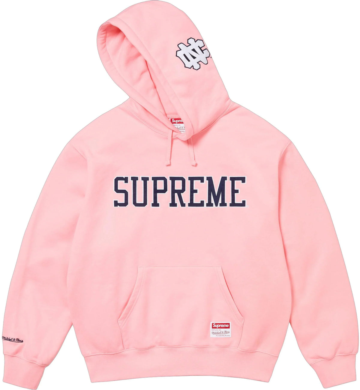 Supreme®/Mitchell & Ness® NCAA フード付きスウェットシャツ
