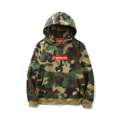 Supreme ロゴ フード付きセーター 4色