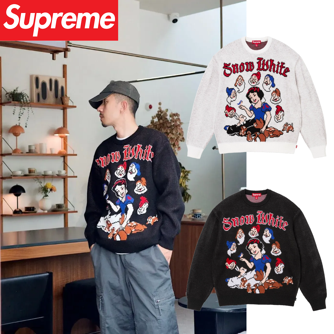 Supreme スノーホワイト・セーター「ホワイト」 (SUP-FW24-133）